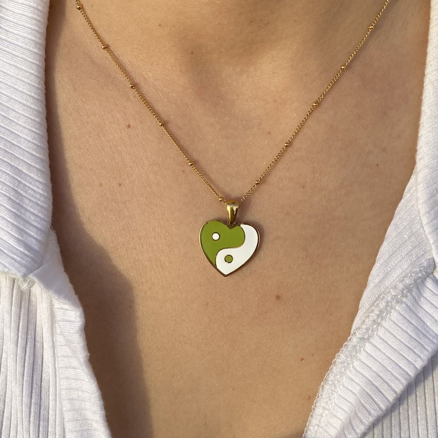 Green Luv Balance Necklace - blunt cases