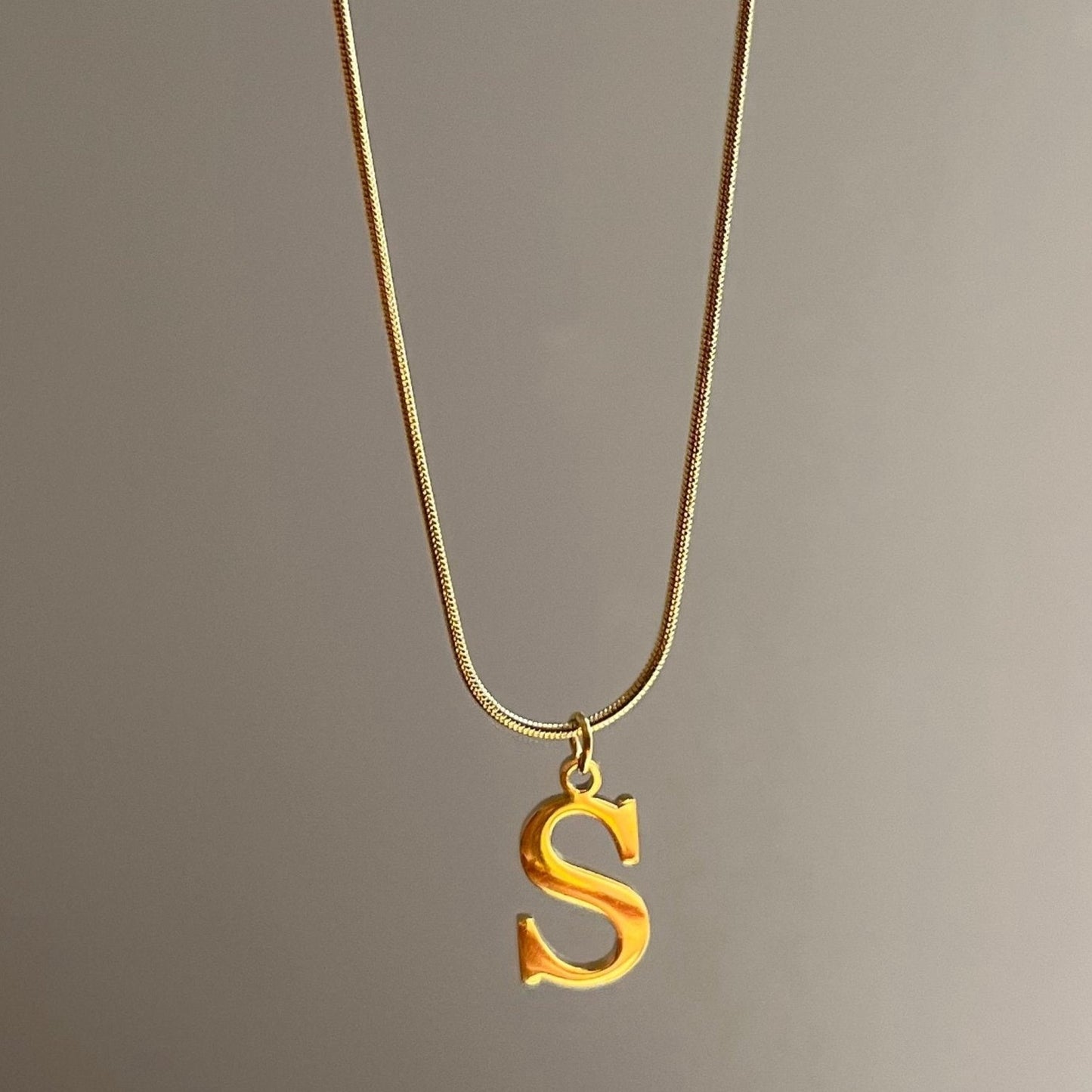 Initial Chain Necklace - blunt cases