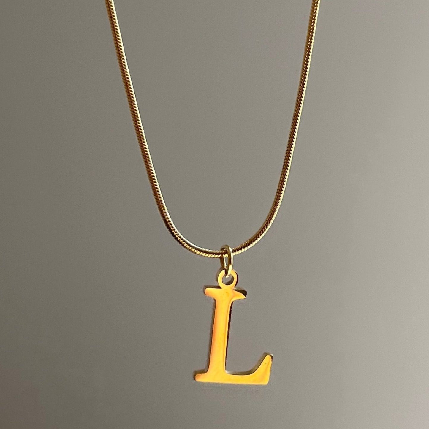 Initial Chain Necklace - blunt cases