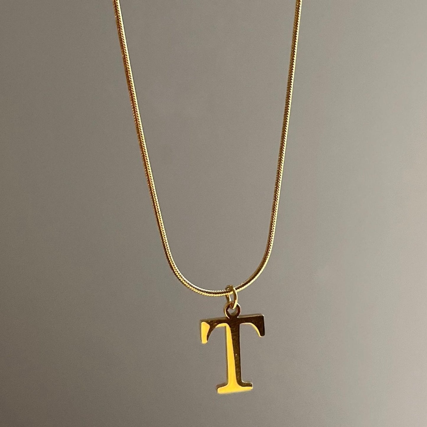 Initial Chain Necklace - blunt cases
