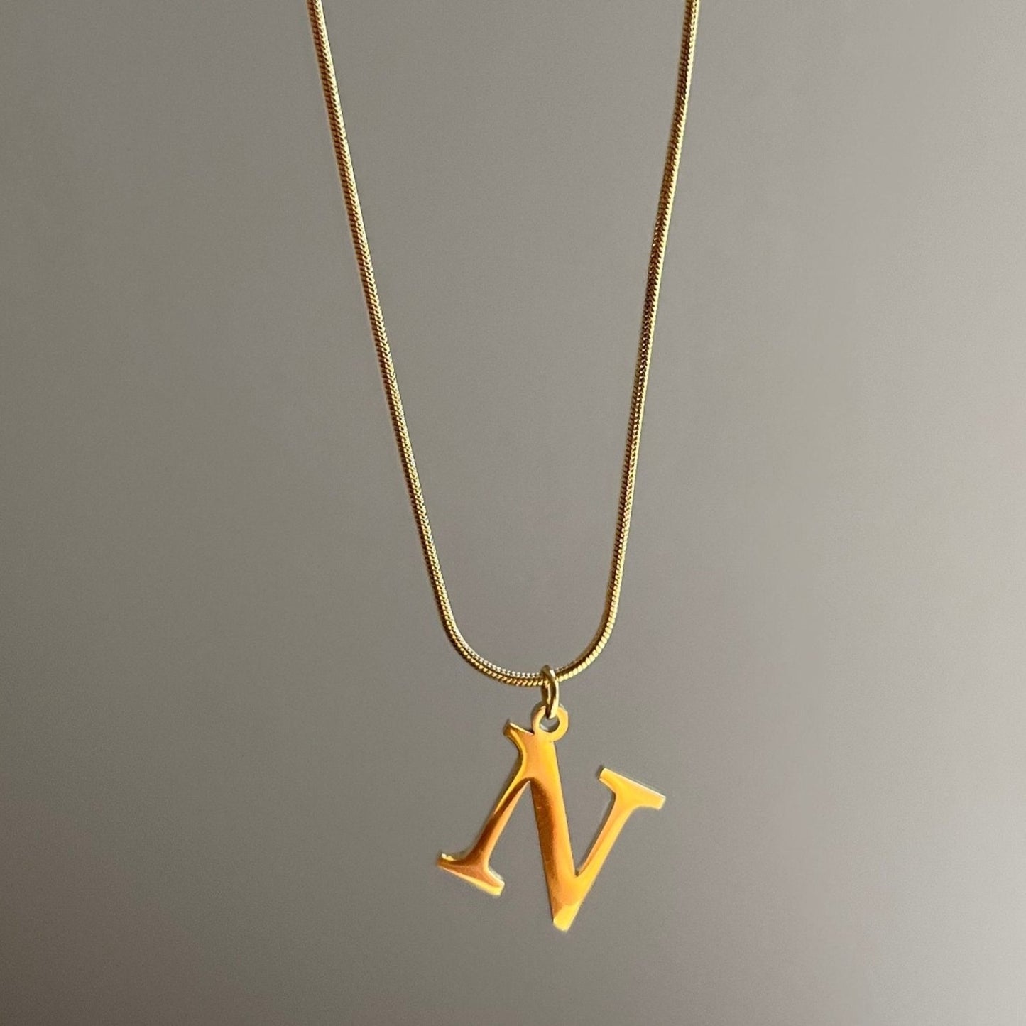 Initial Chain Necklace - blunt cases
