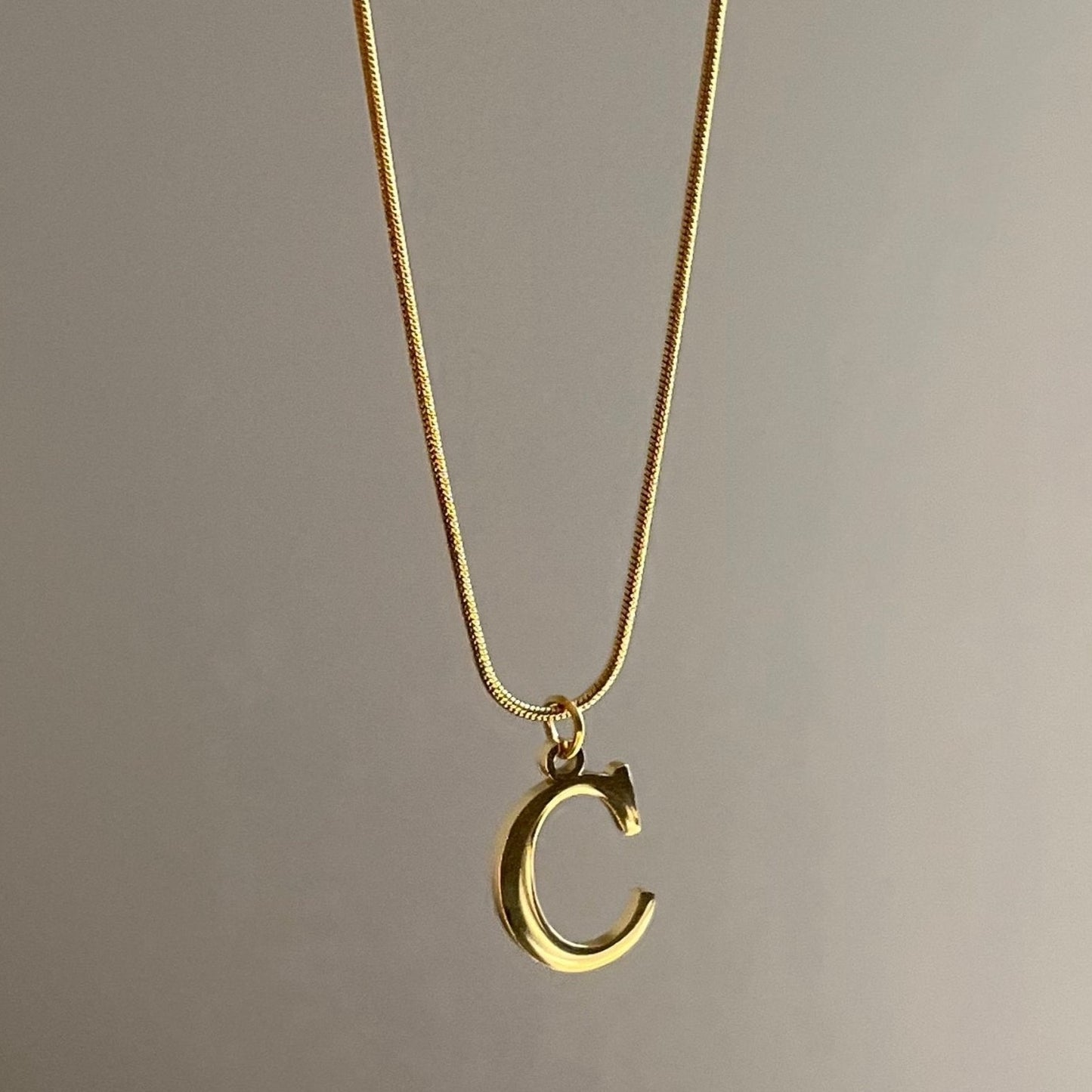 Initial Chain Necklace - blunt cases