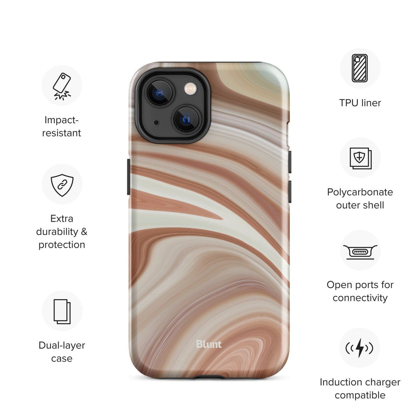 Nude Marble iPhone Case - blunt cases