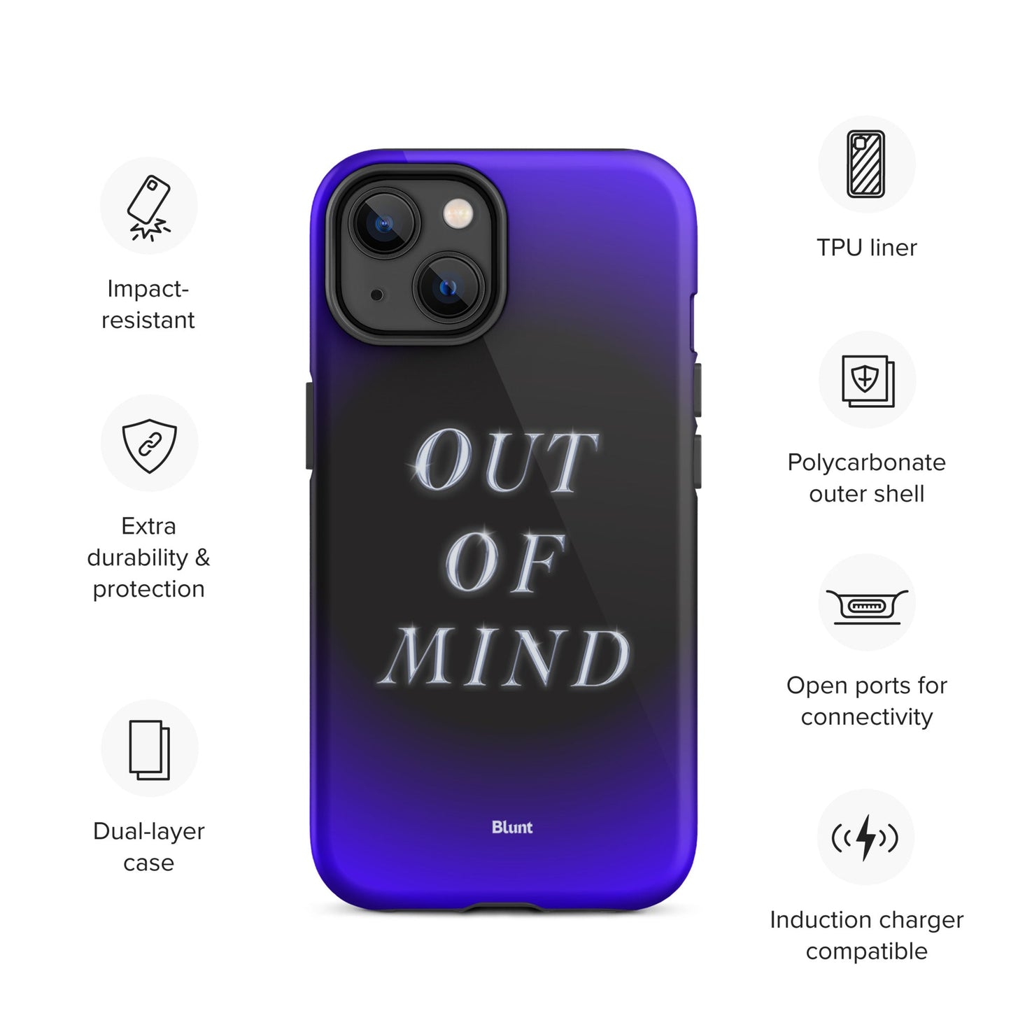 Out of Mind iPhone case - blunt cases