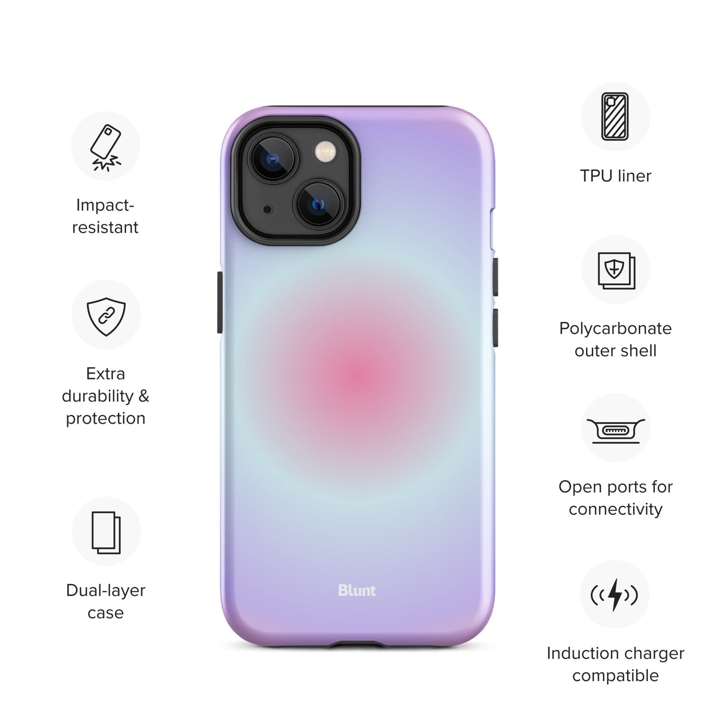 Pink Aura iPhone Case - blunt cases