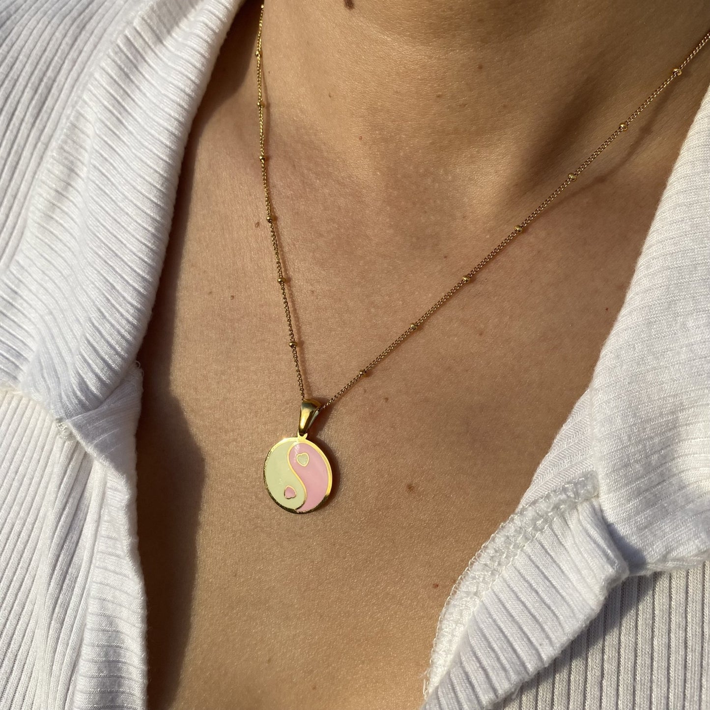 Pink Balance Necklace - blunt cases