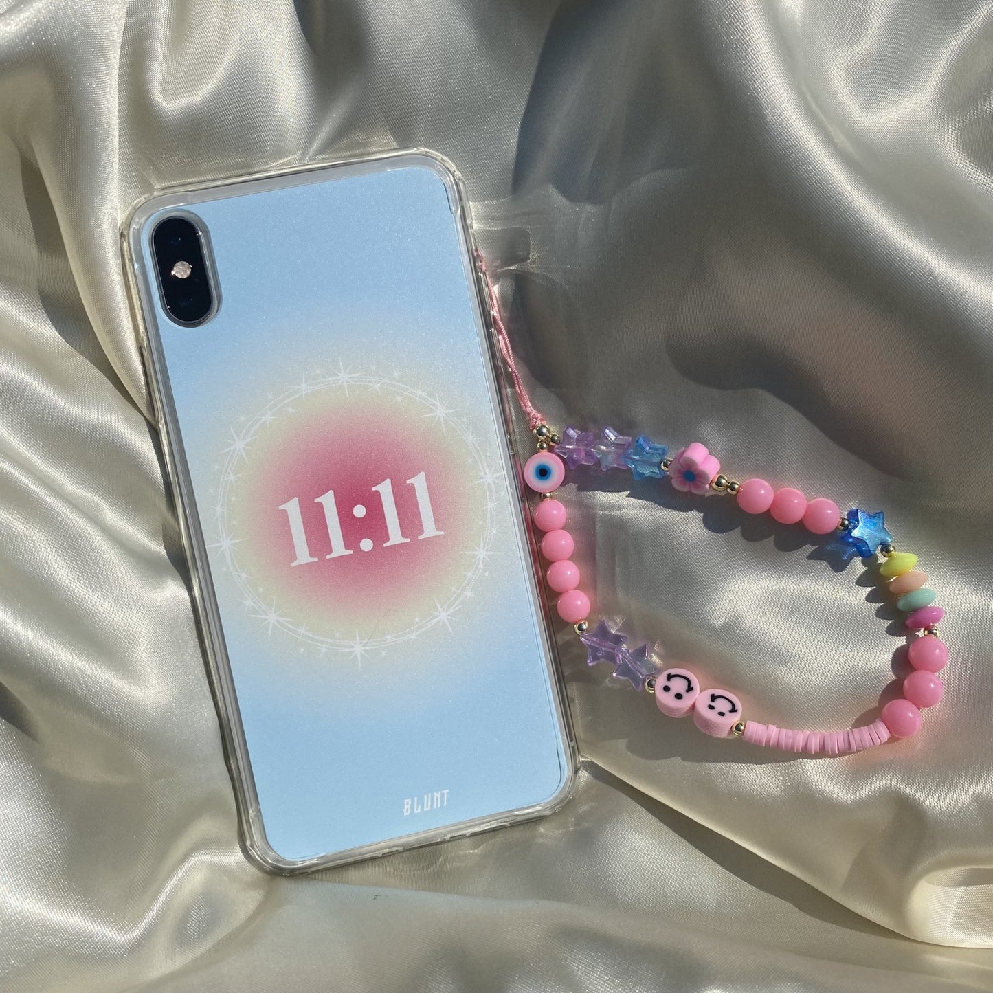 Pink Burst Phone Charm - blunt cases