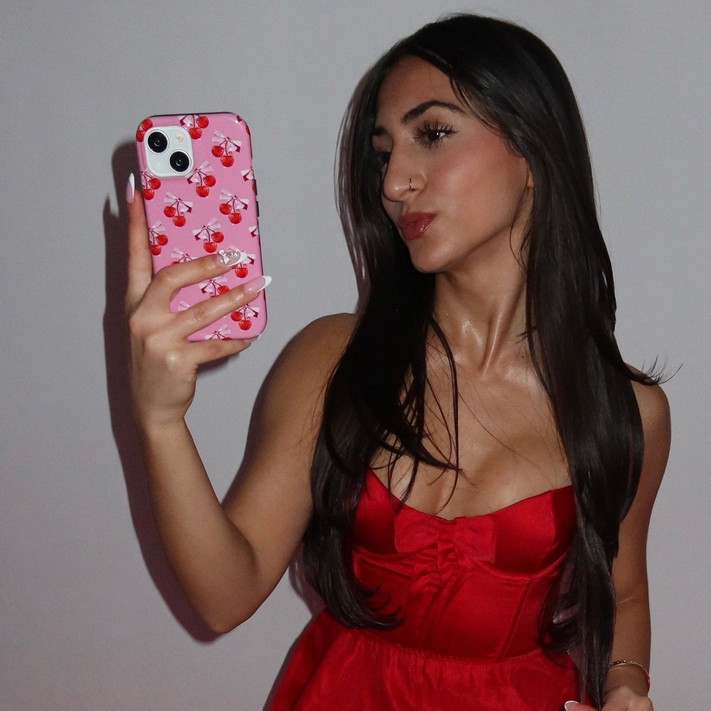 Pink Cherry iPhone Case - blunt cases