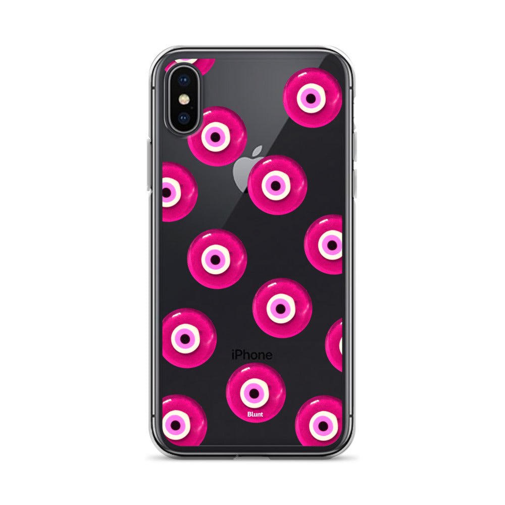 Pink Evil Eyez iPhone Case - blunt cases