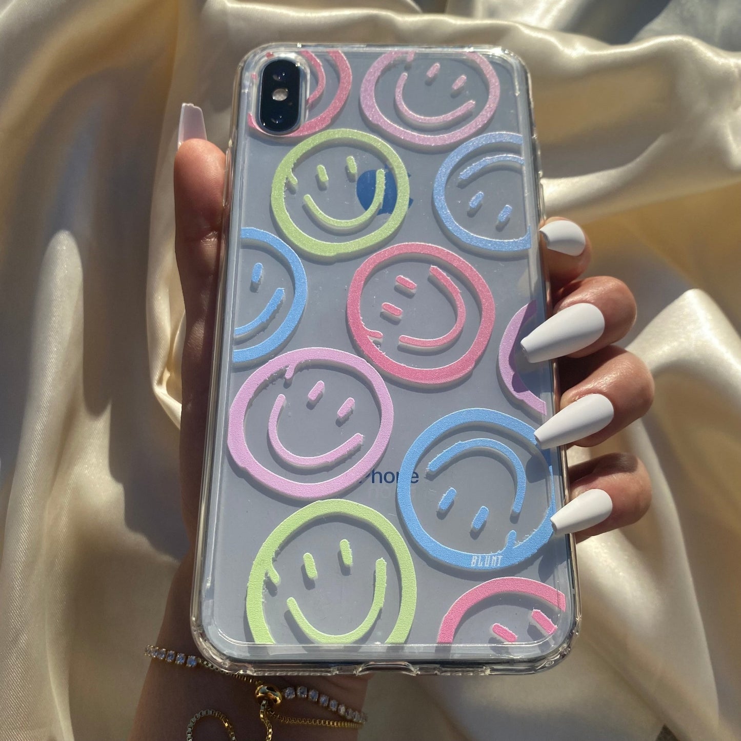 Rainbow Smiley iPhone Case - blunt cases
