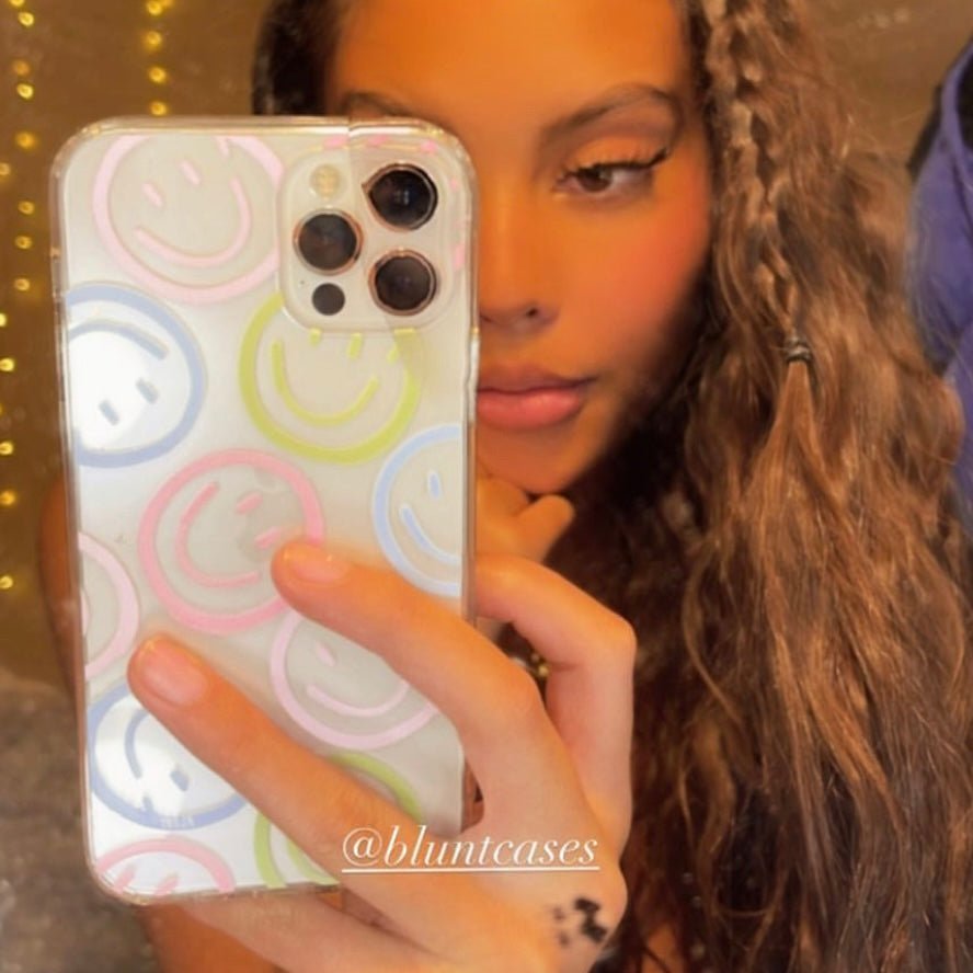 Rainbow Smiley iPhone Case - blunt cases
