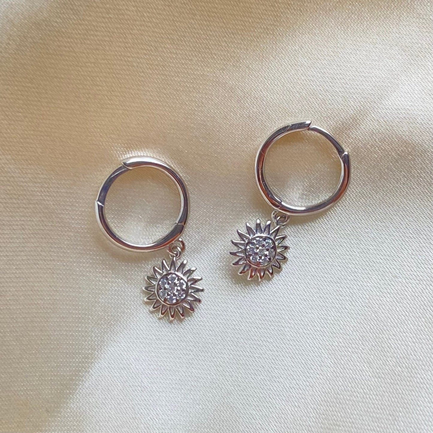SIlver Sunny Earrings - blunt cases