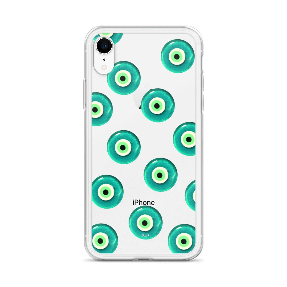 Turquoise Evil Eyez iPhone Case - blunt cases