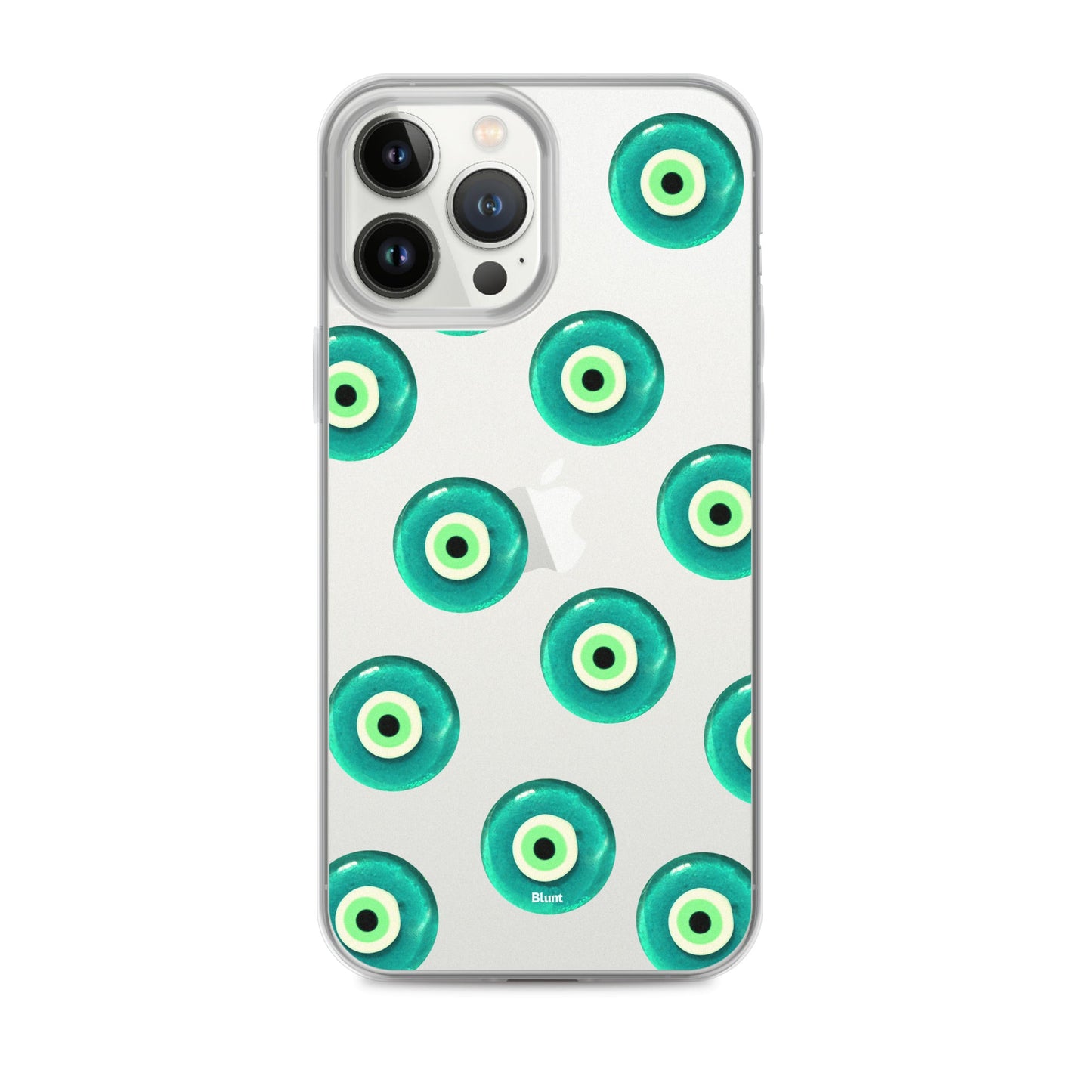 Turquoise Evil Eyez iPhone Case - blunt cases