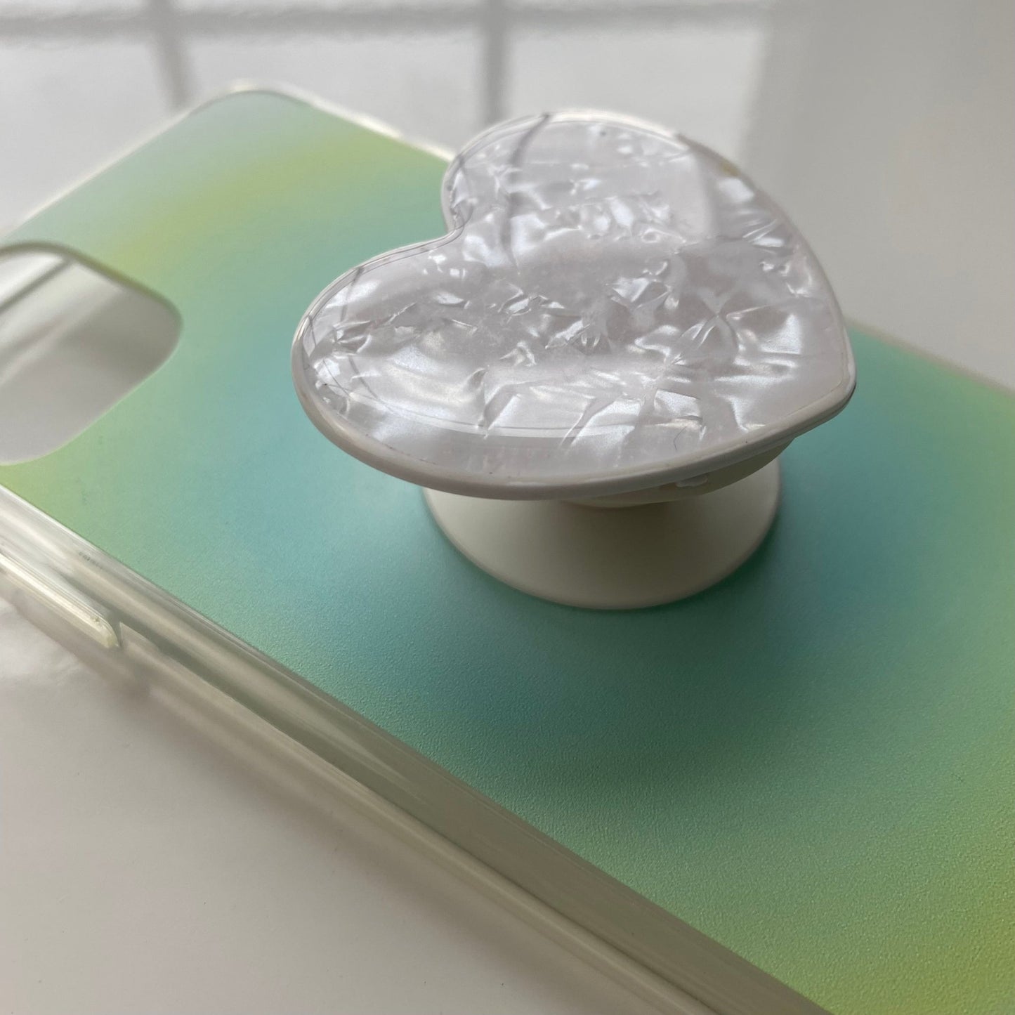 White Opal Phone Grip - blunt cases