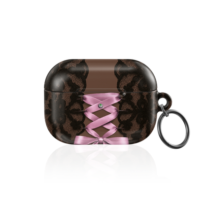 Brown Corset AirPod Case