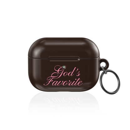 Gods Favorite Brown AirPod Case