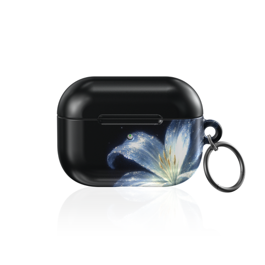 Blue Lilly AirPod Case