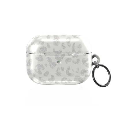 White Leopard AirPod Case