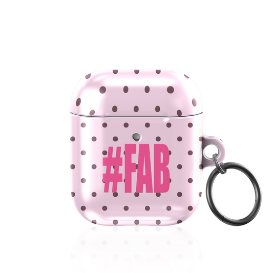 Pink Dot Fab AirPod Case