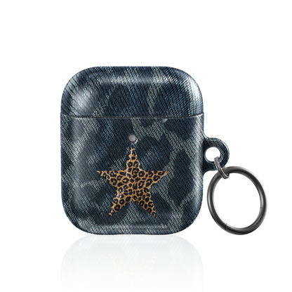 Denim Cheetah AirPod Case