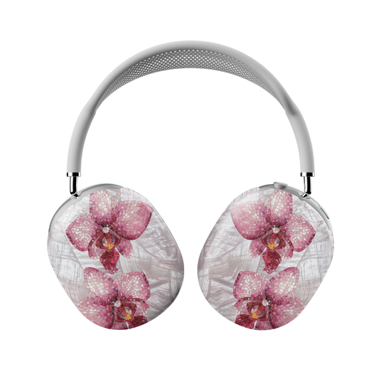 Pink Mosaic Orchids AirPod Max Case