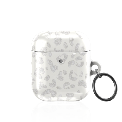 White Leopard AirPod Case
