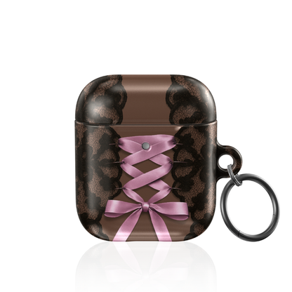 Brown Corset AirPod Case