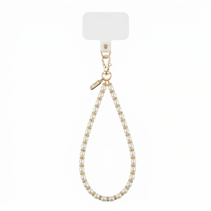 Golden Pearl Phone Charm