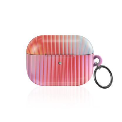 Coral Glass AirPod Case