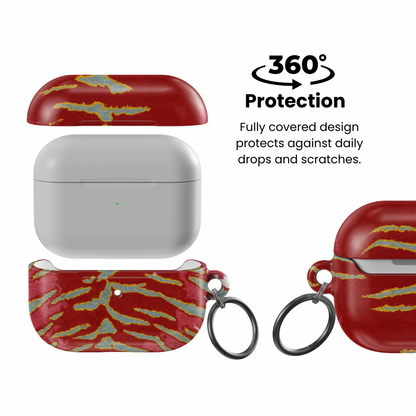 Crimson Veins AirPod Case