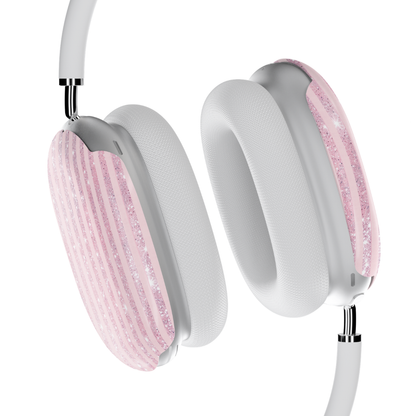 Pink Champagne Stripe AirPod Max Case