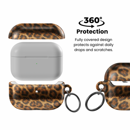 Cheetah Puffer AirPod Case