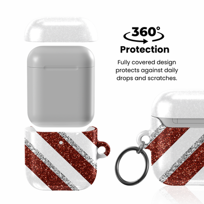 Candy Cane AirPod Case