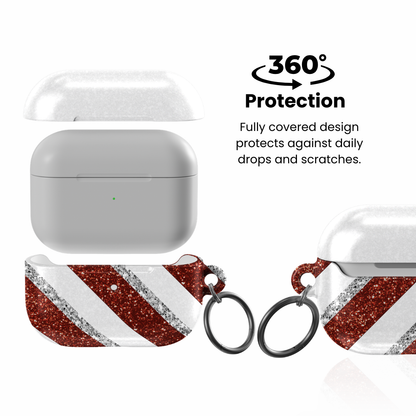 Candy Cane AirPod Case