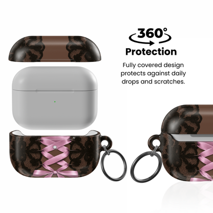 Brown Corset AirPod Case
