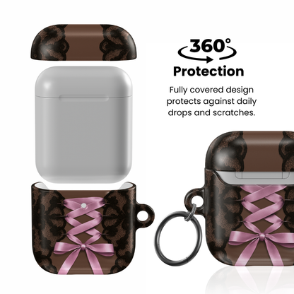 Brown Corset AirPod Case