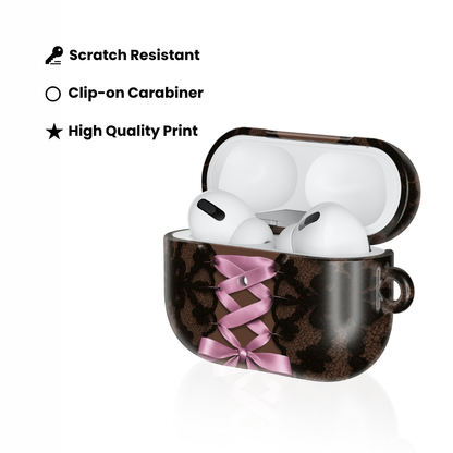 Brown Corset AirPod Case