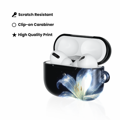 Blue Lilly AirPod Case
