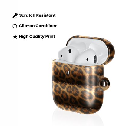 Cheetah Puffer AirPod Case