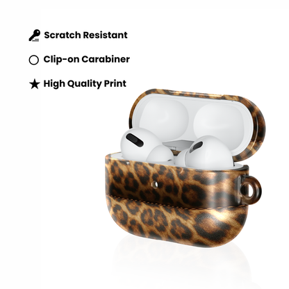Cheetah Puffer AirPod Case