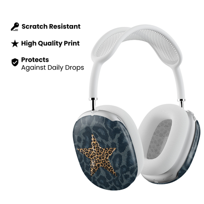 Denim Cheetah AirPod Max Case