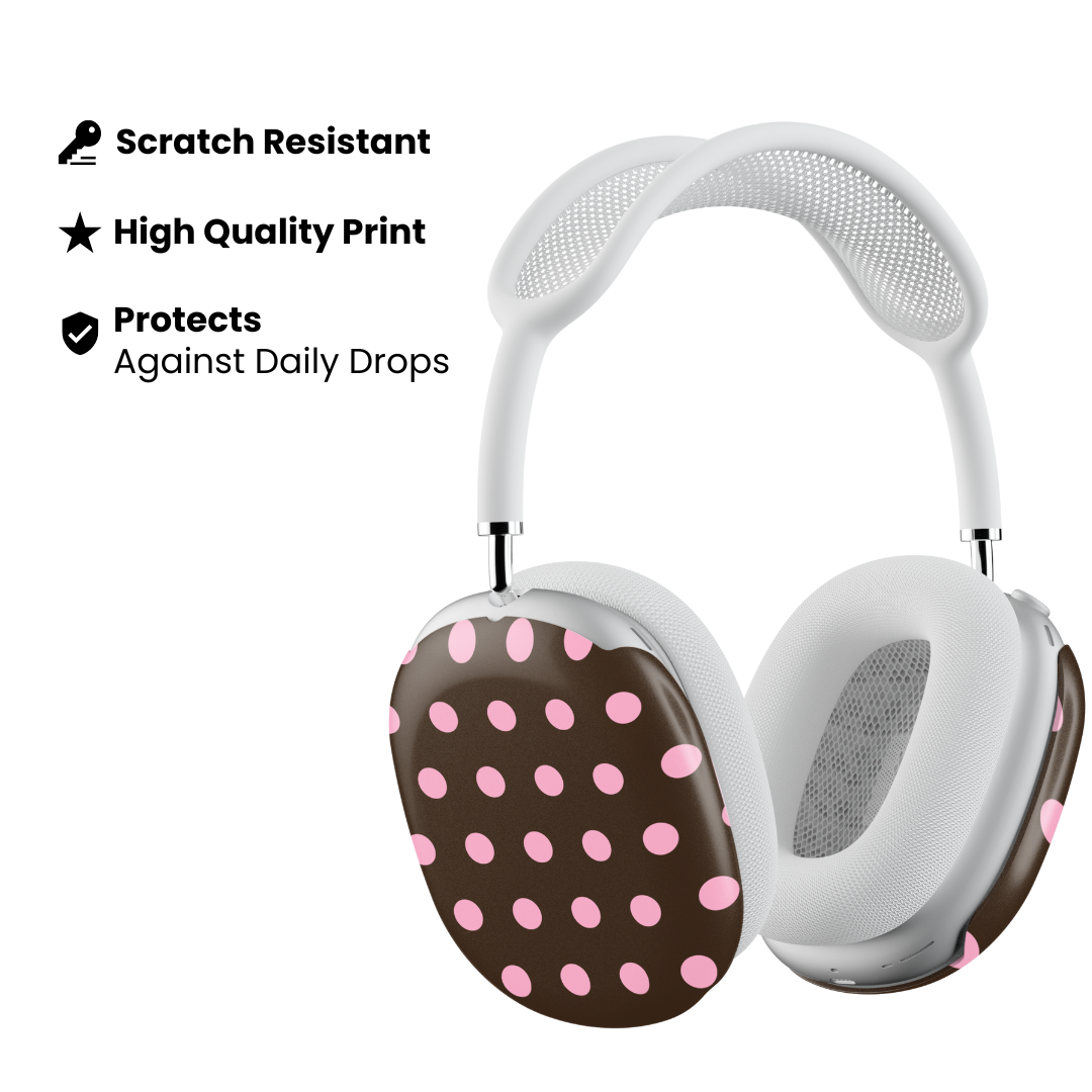 Chocolate Polka AirPod Max Case