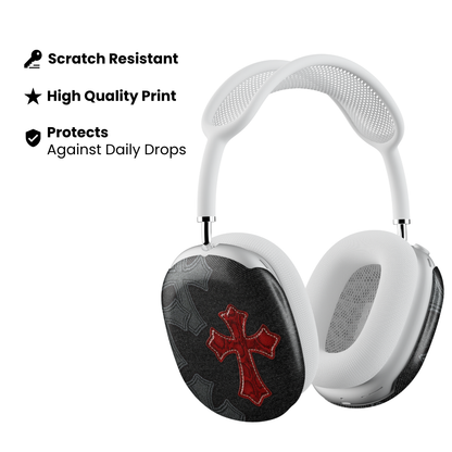 Crimson Cross AirPod Max Case