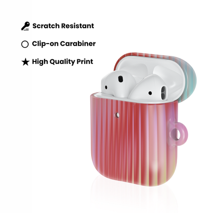 Coral Glass AirPod Case