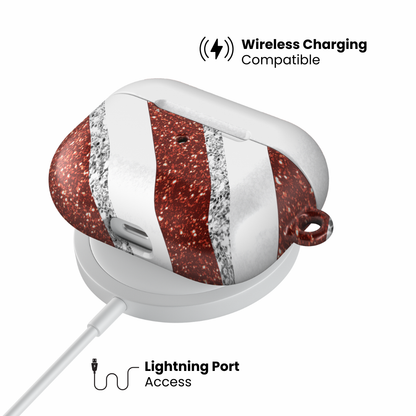 Candy Cane AirPod Case