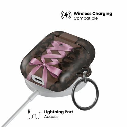 Brown Corset AirPod Case