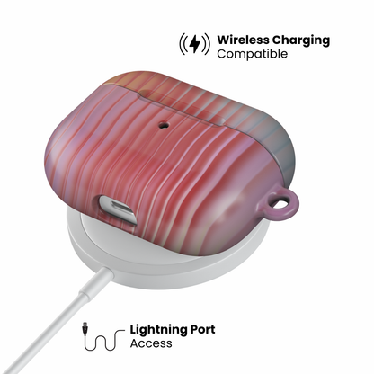 Coral Glass AirPod Case