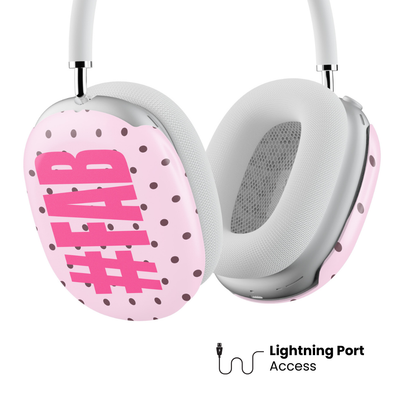 Pink Dot Fab AirPod Max Case