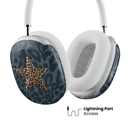 Denim Cheetah AirPod Max Case